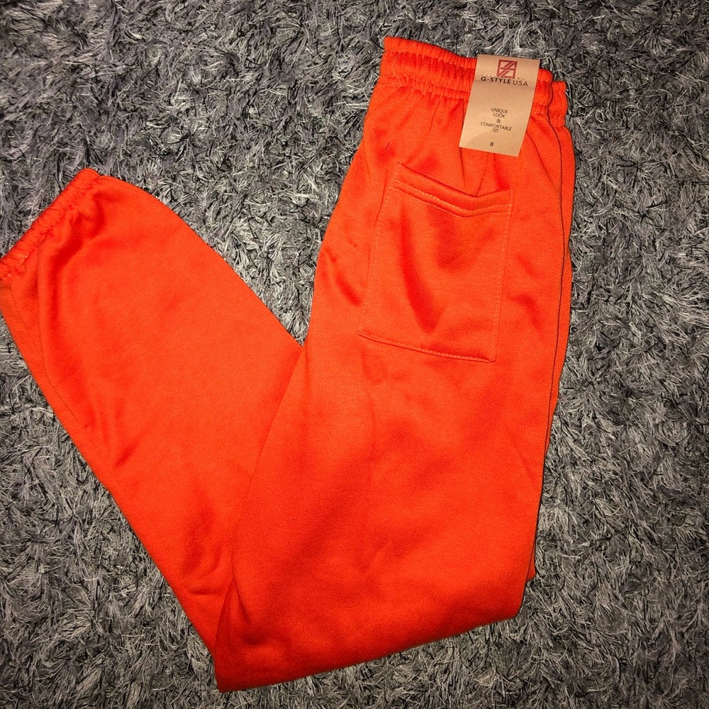 Orange Joggers